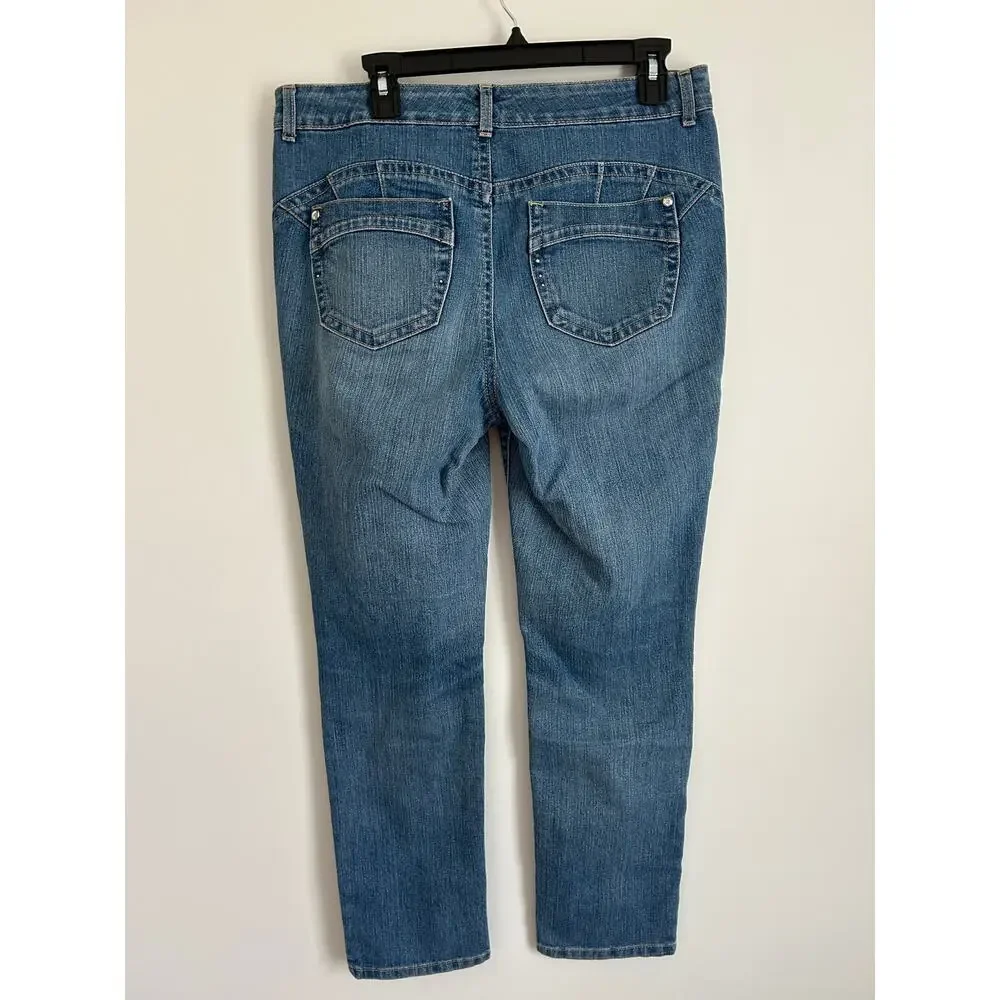 Style & Co. Bottoms Up Jeans - Size 10 Straight Leg - Picture 4 of 7